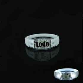 Custom Light Up LED Sound Activated Bracelets, 2.4" Diameter