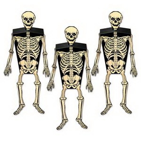 Custom Skeleton Favor Boxes, 3" L x 1 1/2" W x 3/4" H