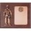 10"x12" Firefighter Genuine Walnut Plaque w/Bronze Plate, Price/piece