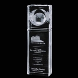 Custom Waterloo Optical Crystal Award (8 1/2