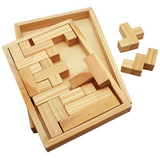 Custom Shapes Challenge Wooden Puzzle