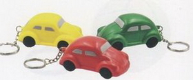 Custom Bug Car Keychain Stress Reliever Squeeze Toy