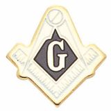 Blank Fraternal Organization Lapel Pins (Masonic), 9/16