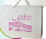 Custom Gloss Euro Tote Bag w/ Ribbon Handle (16