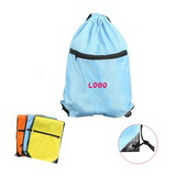 Custom Polyester Drawstring Backpack, 15 3/4
