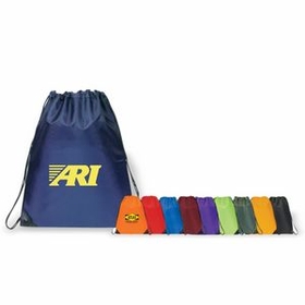 Custom ECONOMY BACKPACK, Sports Pack, Drawstring Bag, Drawstring Backpack, 14.5" W x 18" H