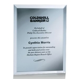 Custom Silver Mirror Plaque Award (9
