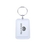 Custom Acrylic Rectangle Key Chain, 1.97" L x 1.3" W, Price/piece