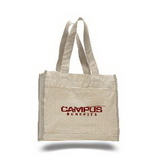 Custom Canvas Gusset Tote with Web Handles, 14