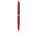 Custom Columbus Ballpoint Pen-Red Marble, 5.5