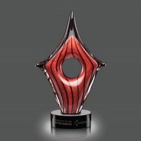 Custom Rialto Art Glass Award (12 1/2")