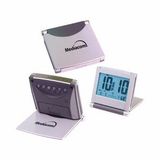 Custom Folding Aluminum Jumbo LCD Alarm Clock
