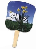 Custom Daffodils Stock Design Hand Fan