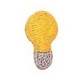 Custom Embroidered Applique - Lightbulb