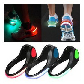 Custom Luminous Safety Night Running Shoe Clips, 3 1/2" L x 2 1/2" W