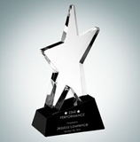 Custom Superstar Optical Crystal Award, 10