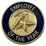 Blank Corporate Award Lapel Pins (Employee of the Year), 3/4