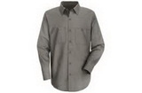 Custom Men's Wrinkle-Resistant Cotton Work Shirt