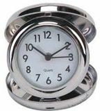 Custom Stainless Steel Travel Alarm Clock (Foldable)