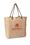 Custom Laminated Jute Beach Bag, 20" W x 15" H x 5" D, Price/piece