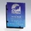 Custom Sky Blue Rectangle Recycled Glass Award w/ Recycled Iron Base, 7" W x 10" H, Price/piece