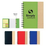 Custom Spiral Notebook With Sticky Notes And Flags, 6