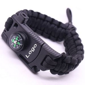 Custom Survival Wristband, 9 7/8" L x 15/16" W