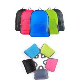 Custom Foldable Outdoor Hiking Backpack, 11 4/5" L x 6 3/10" W x 16 1/2" H