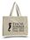 Custom Canvas Gusset Tote Bag,15" X 12" X 4", Price/piece