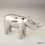 Custom Unique Electroplated Ceramic Rhino for Home Deco and Office, 10" L x 3" W x 6.25" H, Price/piece