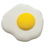 Custom Fried Egg Squeezies Stress Reliever, 3.5" L X 3.25" W, Price/piece