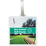 Custom Golf Bag Tag - Rectangle, 3 1/2