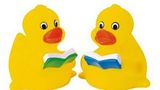 Blank Rubber Learning/Reading Duck