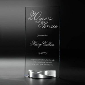 Custom Mobius Glass Award (5"x10")