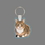 Custom Key Ring & Full Color Punch Tag W/ Tab - Tabby Cat, Price/piece