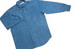 Custom Denim Long Sleeve Shirt