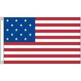 Custom Star Spangled 3' x 5' Outdoor Nylon Printed Flag