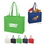 Custom Matte Laminated Non-Woven Shopper Tote Bag, 16" W x 12 1/2" H x 6 1/2" D, Price/piece
