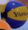 Custom Inflatable 2 Tone Beachball - Purple/Yellow / 16", Price/piece