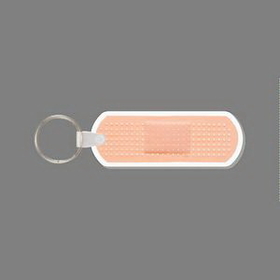Key Ring & Full Color Punch Tag - Band Aid Bandage
