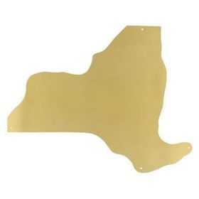 Blank New York State Satin Brass Plate (10 3/4"X13 1/4")