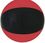 Custom 16" Inflatable Ruby Red / Black Beach Ball, Price/piece