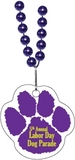 Custom Gem Beads - Paw Medallion
