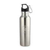 Custom The Wide Mouth Flair w/Carabiner - 25oz Silver, 2.875