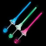Custom LED Light UP Spaceshuttle Sword w/ Magic Ball, 30