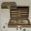 Custom Inlaid Teakwood Travel Backgammon/ LASER, Price/piece