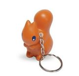 Custom Squirrel Keychain Stress Reliever Toy
