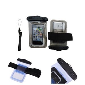 Custom Adjustable Armband Waterproof Pouch/Dry Bag for Smartphone (6 1/5"x4")