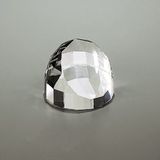 Custom Optical Crystal Dome Paperweight (Laser Engrave), 2.75