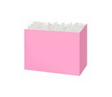 Custom Light Pink Small Basket Box, 6 3/4